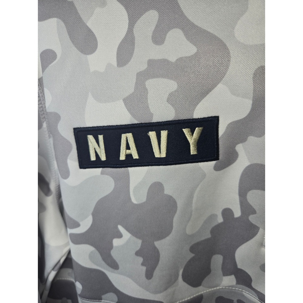 Colosseum Mens Navy OHT Arctic Camo Quarter Zip Hoodie Small NWT - Picture 3 of 8